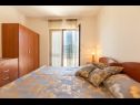Apartments Mari - 50m from the sea A1(4), A2(4) Cove Tri zala (Zrnovo) - Island Korcula  - Croatia - Apartment - A1(4): bedroom