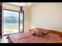 Apartments Mari - 50m from the sea A1(4+1), A2(4+1) Cove Tri zala (Zrnovo) - Island Korcula  - Croatia - Apartment - A2(4+1): bedroom