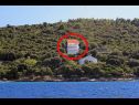 Apartments Mari - 50m from the sea A1(4), A2(4) Cove Tri zala (Zrnovo) - Island Korcula  - Croatia - house