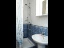 Apartments Niks - terrace & sea view: A1(4), A2(2) Vela Luka - Island Korcula  - Apartment - A2(2): bathroom with toilet