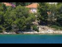Apartments Nebo - big terrace with sea view A1 Dana(4) Cove Zubaca (Vela Luka)  - Island Korcula  - Croatia - house