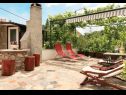 Holiday home Ana - with pool: H(6) Lakmartin - Island Krk  - Croatia - courtyard