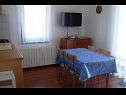 Apartments Sanda - 120m from the beach: A1 Rozi (2+2), A2 Zeleni (2+2), A3 Smeđi (4+1), A4 Plavi (4), SA4 (2) Malinska - Island Krk  - Apartment - A1 Rozi (2+2): dining room