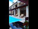 Holiday home Berna - pool house: H(6+1) Malinska - Island Krk  - Croatia - swimming pool
