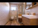 Apartments Marina - 60 meters to the beach A1(4), A2(4) Malinska - Island Krk  - Apartment - A2(4): bathroom with toilet