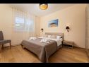 Apartments Marina - 60 meters to the beach A1(4), A2(4) Malinska - Island Krk  - Apartment - A2(4): bedroom