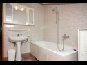 Apartments Rasa - 70 m from sea: A1(2), A2(4) Malinska - Island Krk  - Apartment - A2(4): bathroom with toilet