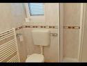 Apartments Vlado - 300 m from pebble beach: SA1(2+1), SA2(2), A3(2+2), SA4(2+1), A5(2+2), SA6(2) Njivice - Island Krk  - Studio apartment - SA1(2+1): bathroom with toilet