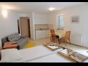 Apartments Vlado - 300 m from pebble beach: SA1(2+1), SA2(2), A3(2+2), SA4(2+1), A5(2+2), SA6(2) Njivice - Island Krk  - Studio apartment - SA4(2+1): living room
