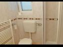 Apartments Vlado - 300 m from pebble beach: SA1(2+1), SA2(2), A3(2+2), SA4(2+1), A5(2+2), SA6(2) Njivice - Island Krk  - Studio apartment - SA4(2+1): bathroom with toilet