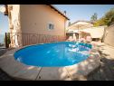 Apartments Ivona - open swimming pool: A1 (4+2), A2 (2+2) Njivice - Island Krk  - house