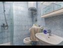 Apartments Zdrave - 500 m from sea: A1 prizemlje(4+2), A2 kat(4+2) Pinezici - Island Krk  - Apartment - A1 prizemlje(4+2): bathroom with toilet