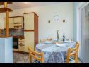 Apartments Zdrave - 500 m from sea: A1 prizemlje(4+2), A2 kat(4+2) Pinezici - Island Krk  - Apartment - A1 prizemlje(4+2): kitchen and dining room