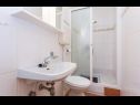 Apartments Nada - 20m from beach: A4-veliki(4), SA3(2), A1-prizemlje(2+2), A2-kat(2+1) Silo - Island Krk  - Studio apartment - SA3(2): bathroom with toilet