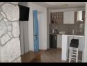Apartments Insula Insule - rustic & peaceful: SA1(2+1), SA2(2+1) Skrbcici - Island Krk  - Studio apartment - SA1(2+1): kitchen and dining room