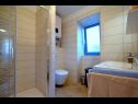 Apartments Insula Insule - rustic & peaceful: SA1(2+1), SA2(2+1) Skrbcici - Island Krk  - Studio apartment - SA1(2+1): bathroom with toilet