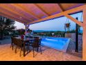 Holiday home Peace - rustic with pool: H(4+2) Vrbnik - Island Krk  - Croatia - H(4+2): terrace (house and surroundings)