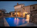 Holiday home Frank - with pool; H(8+2) Vrbnik - Island Krk  - Croatia - swimming pool (house and surroundings)