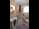 Apartments Miriam - 200m from beach: SA1(2+1) Ika - Kvarner  - Studio apartment - SA1(2+1): bathroom with toilet