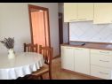 Apartments Azur - 10 m from sea: A1(4), SA2(2+1) Ilovik (Island Ilovik) - Island Losinj  - Apartment - A1(4): kitchen and dining room