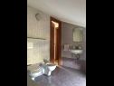 Apartments Azur - 10 m from sea: A1(4), SA2(2+1) Ilovik (Island Ilovik) - Island Losinj  - Studio apartment - SA2(2+1): bathroom with toilet
