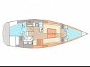 Sailing boat - Elan 340 (code:JAD12) - Mali Losinj - Island Losinj  - Croatia - Elan 340 (code:JAD12): 