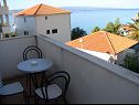 Apartments Eddie - 80m from the sea A1(4+2), A2(2+1) Baska Voda - Riviera Makarska  - Apartment - A2(2+1): balcony