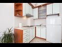 Apartments Suzi - beautiful view and cosy: A1 crvena kuhinja(2+2), A2(2+2) Baska Voda - Riviera Makarska  - Apartment - A2(2+2): kitchen