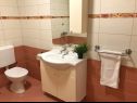 Apartments Antiša - 70 m from beach : A1(3+2) Baska Voda - Riviera Makarska  - Apartment - A1(3+2): bathroom with toilet