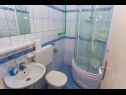 Apartments Bravo - 100 m from beach: A1(3+1), SA2(2), SA3(2+1), SA4(2+1), SA5(2+1), A8(2+2) Baska Voda - Riviera Makarska  - Studio apartment - SA5(2+1): bathroom with toilet