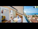 Apartments Suzi - beautiful view and cosy: A1 crvena kuhinja(2+2), A2(2+2) Baska Voda - Riviera Makarska  - Apartment - A1 crvena kuhinja(2+2): terrace