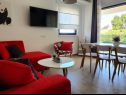 Apartments Villa Esse - heated pool & seaview: A1(2+2), A2(4+2), A3(2+2), A4(4+2), A5(2+2) Baska Voda - Riviera Makarska  - Apartment - A2(4+2): living room