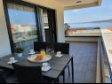 Apartments Villa Esse - heated pool & seaview: A1(2+2), A2(4+2), A3(2+2), A4(4+2), A5(2+2) Baska Voda - Riviera Makarska  - Apartment - A2(4+2): covered terrace