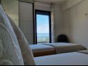 Apartments Villa Esse - heated pool & seaview: A1(2+2), A2(4+2), A3(2+2), A4(4+2), A5(2+2) Baska Voda - Riviera Makarska  - Apartment - A2(4+2): bedroom