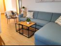 Apartments Villa Esse - heated pool & seaview: A1(2+2), A2(4+2), A3(2+2), A4(4+2), A5(2+2) Baska Voda - Riviera Makarska  - Apartment - A4(4+2): living room