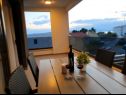 Apartments Villa Esse - heated pool & seaview: A1(2+2), A2(4+2), A3(2+2), A4(4+2), A5(2+2) Baska Voda - Riviera Makarska  - Apartment - A4(4+2): terrace view
