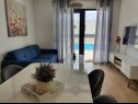 Apartments Villa Esse - heated pool & seaview: A1(2+2), A2(4+2), A3(2+2), A4(4+2), A5(2+2) Baska Voda - Riviera Makarska  - Apartment - A5(2+2): living room