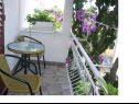 Apartments Josip II - 150 m from beach with free parking: SA4(2+1), SA5(3), A6(4) Baska Voda - Riviera Makarska  - Studio apartment - SA4(2+1): terrace