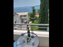 Apartments Josip - 150 m from beach with free parking A1(3), A2(5), A3(2+2) Baska Voda - Riviera Makarska  - Apartment - A2(5): view