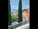 Apartments Josip - 150 m from beach with free parking A1(3), A2(5), A3(2+2) Baska Voda - Riviera Makarska  - Apartment - A2(5): balcony view