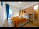 Apartments Marko - amazing sea view: A1(2+2), A2(2+3), A4(2+2), A5(2+3), A6(4+2), A7(2+2), A8(2+1) Brela - Riviera Makarska  - Apartment - A7(2+2): bedroom