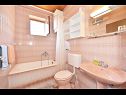 Apartments Goran - 150m from sea: SA1(3), A3(4+1) Brela - Riviera Makarska  - Apartment - A3(4+1): bathroom with toilet