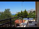 Apartments Miljko - 80 m from beach: A1(6), SA2(2), A10(4+1), A11(2+2) Brela - Riviera Makarska  - terrace