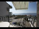 Apartments Robert - sea view : A1(4+1), A2(4+2) Brela - Riviera Makarska  - Apartment - A2(4+2): terrace view