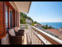 Apartments Ante M - 100 m from beach: A1(4+2), A2(4+2), C3(2) Brela - Riviera Makarska  - Apartment - A2(4+2): terrace