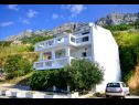 Apartments Via - 250 m from sea: SA2(2), SA3(2), SA4(2), SA1(2) Brela - Riviera Makarska  - house