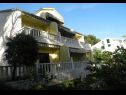 Apartments Vese - 200 m from beach: SA1(2+1), SA2(2+1), SA3(2+1), A4(4) Brela - Riviera Makarska  - house