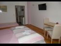 Apartments Vese - 200 m from beach: SA1(2+1), SA2(2+1), SA3(2+1), A4(4) Brela - Riviera Makarska  - Studio apartment - SA2(2+1): bedroom