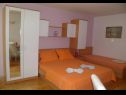 Apartments Vese - 200 m from beach: SA1(2+1), SA2(2+1), SA3(2+1), A4(4) Brela - Riviera Makarska  - Studio apartment - SA1(2+1): bedroom
