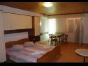 Apartments Vese - 200 m from beach: SA1(2+1), SA2(2+1), SA3(2+1), A4(4) Brela - Riviera Makarska  - Studio apartment - SA3(2+1): bedroom